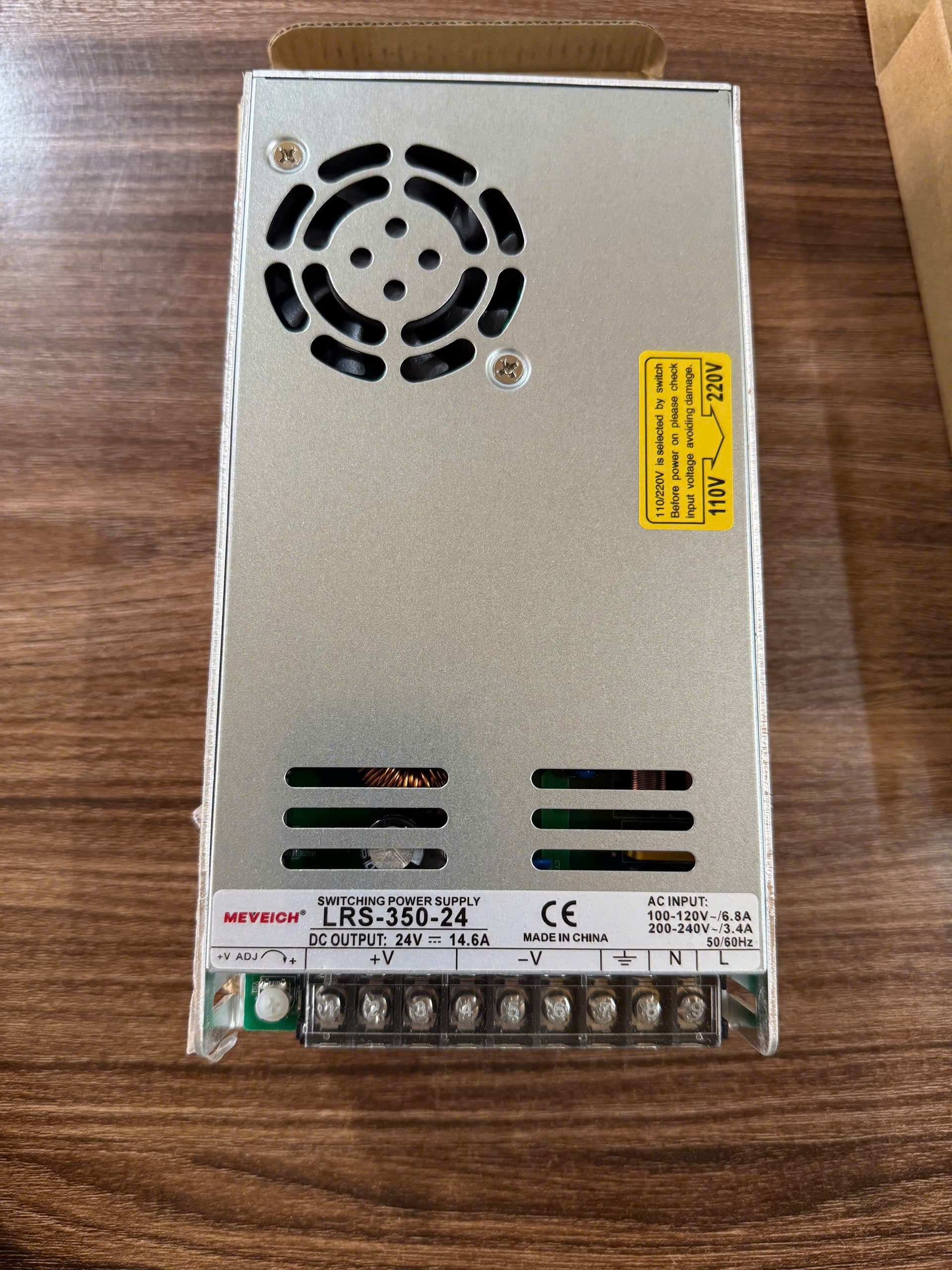 Bộ nguồn tổ ong Meanwell LRS-350-24 (350W 24V 14.6A) - ảnh phụ 1