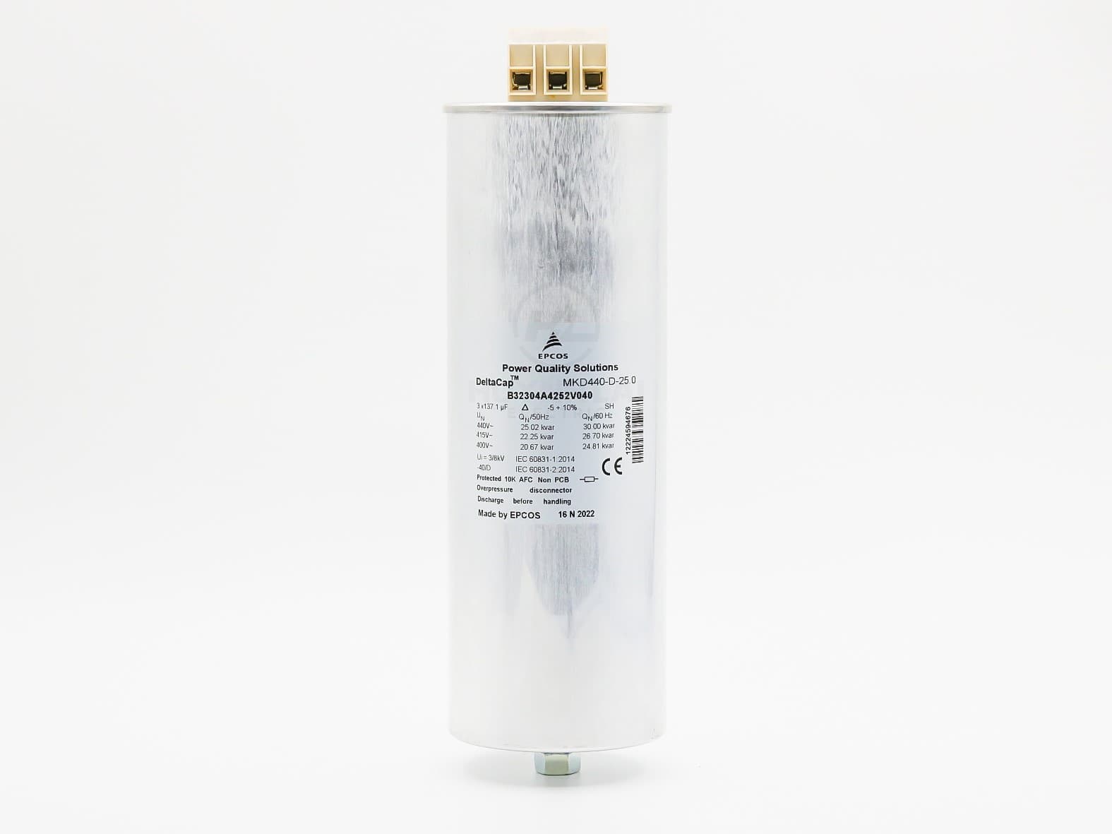 Tụ Bù Khô 25KVar – 440V EPCOS