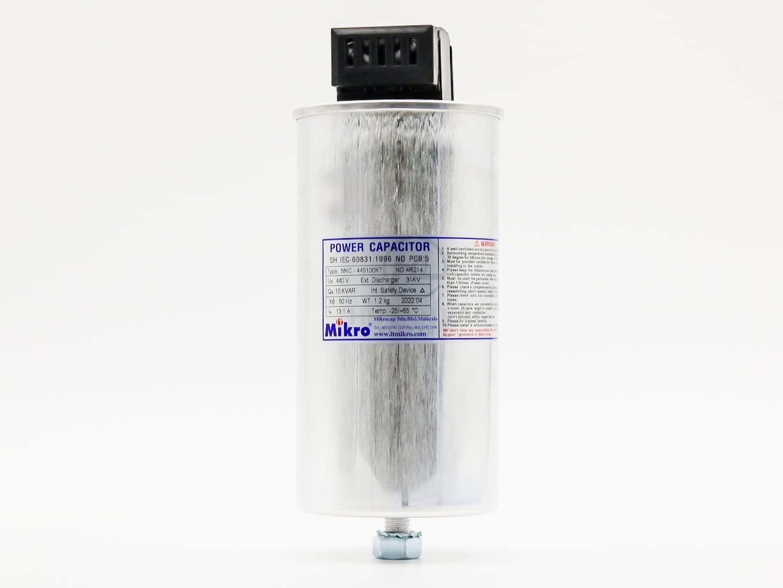 Tụ Bù Khô 10K-440V MKC-445100KT MIKRO