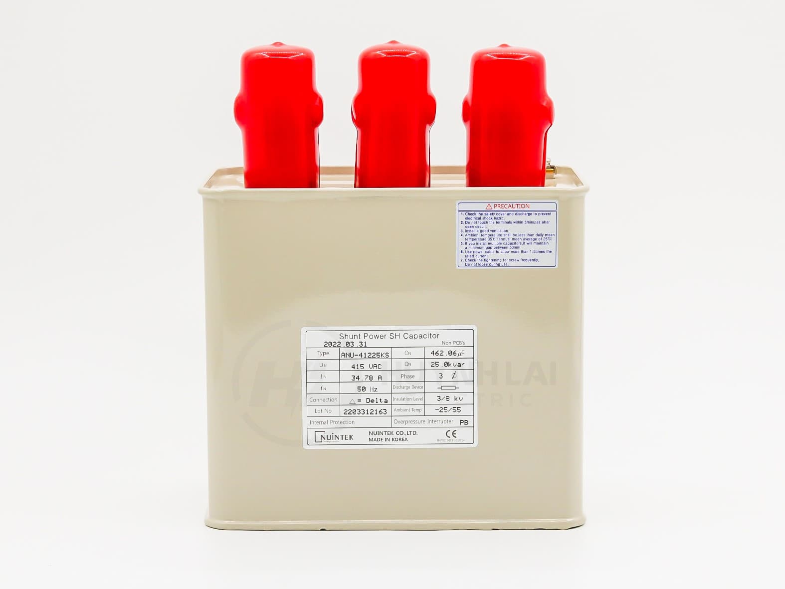 Tụ Bù Dầu 25kVar-415V ANU-41225KS NUINTEK