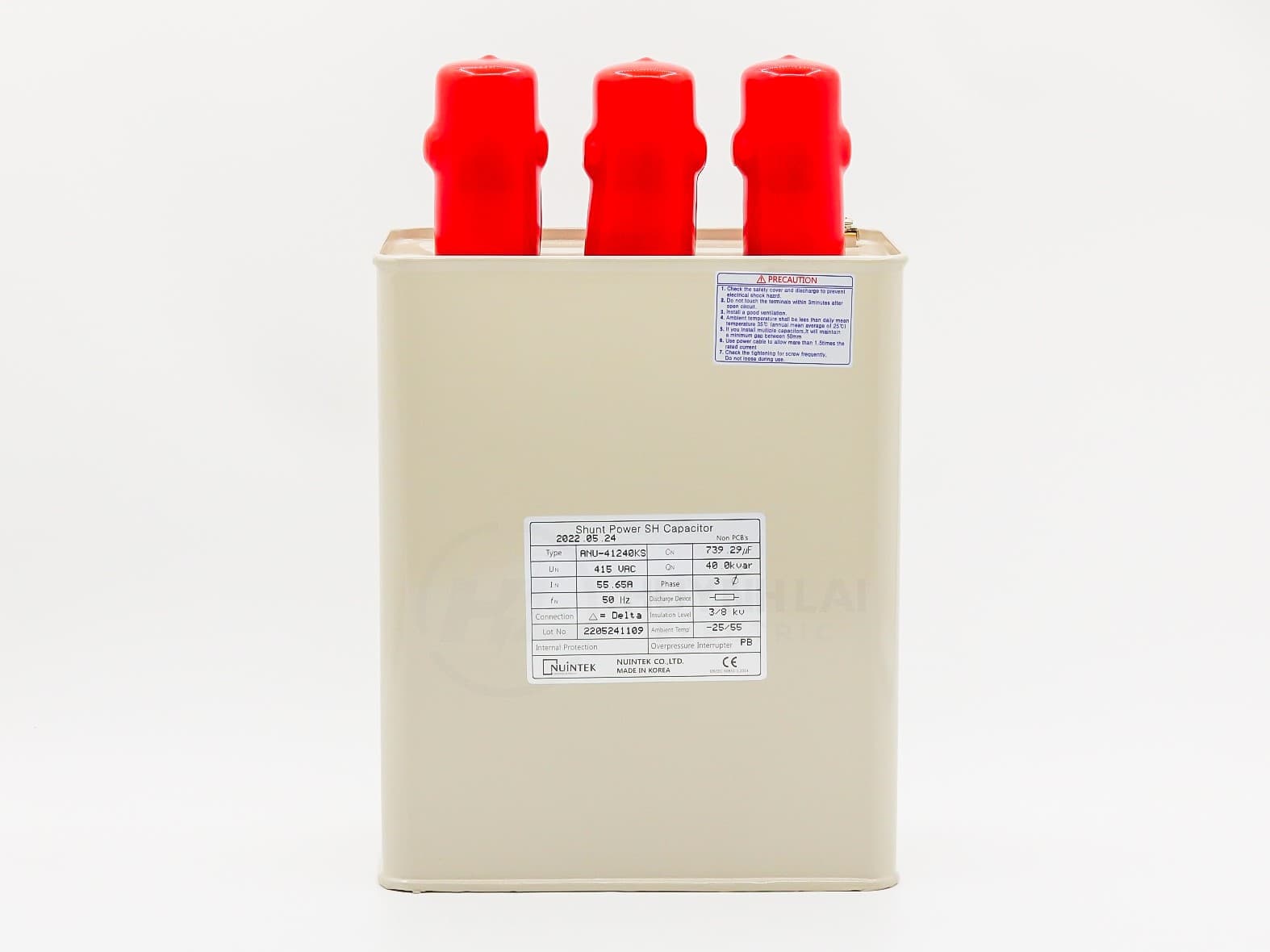 Tụ Bù Dầu 40kVar-415V ANU-41240KS NUINTEK