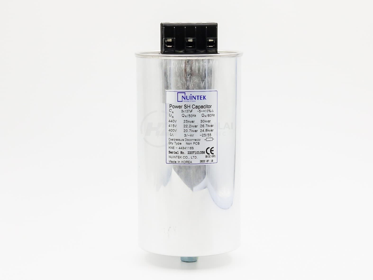 Tụ Bù Khô 25kVar-440V KNE-4434116S NUINTEK