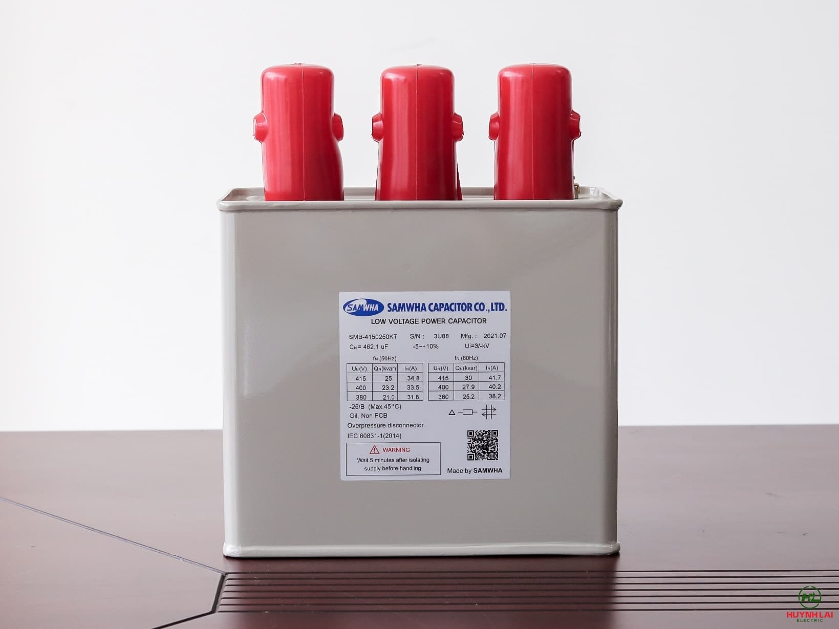 Tụ Bù Dầu 25KVar-415V SAMWHA