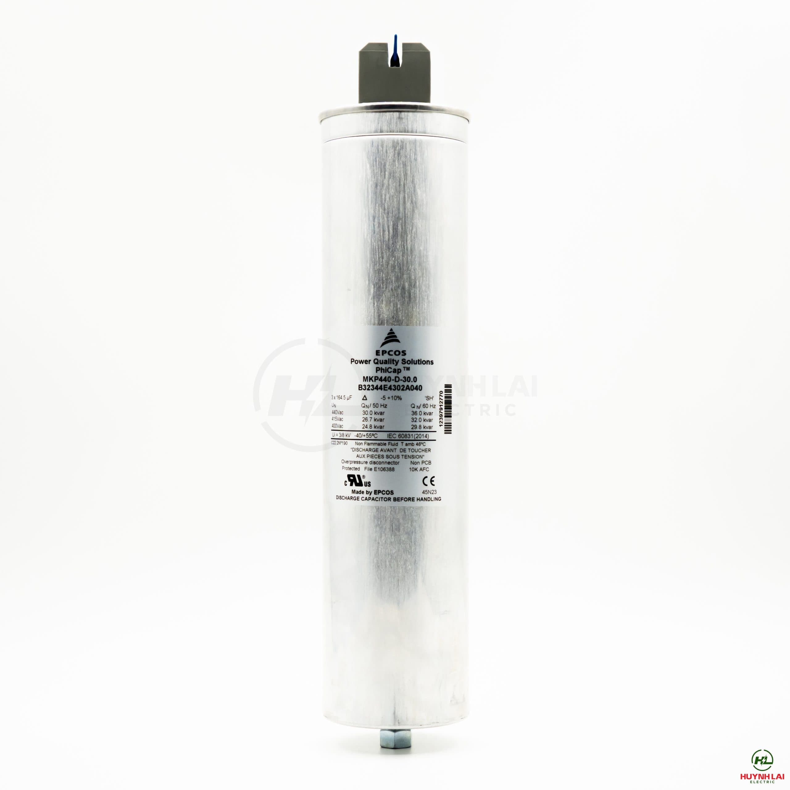 Tụ Bù Khô dòng PHICAP 30KVar-440Vac EPCOS