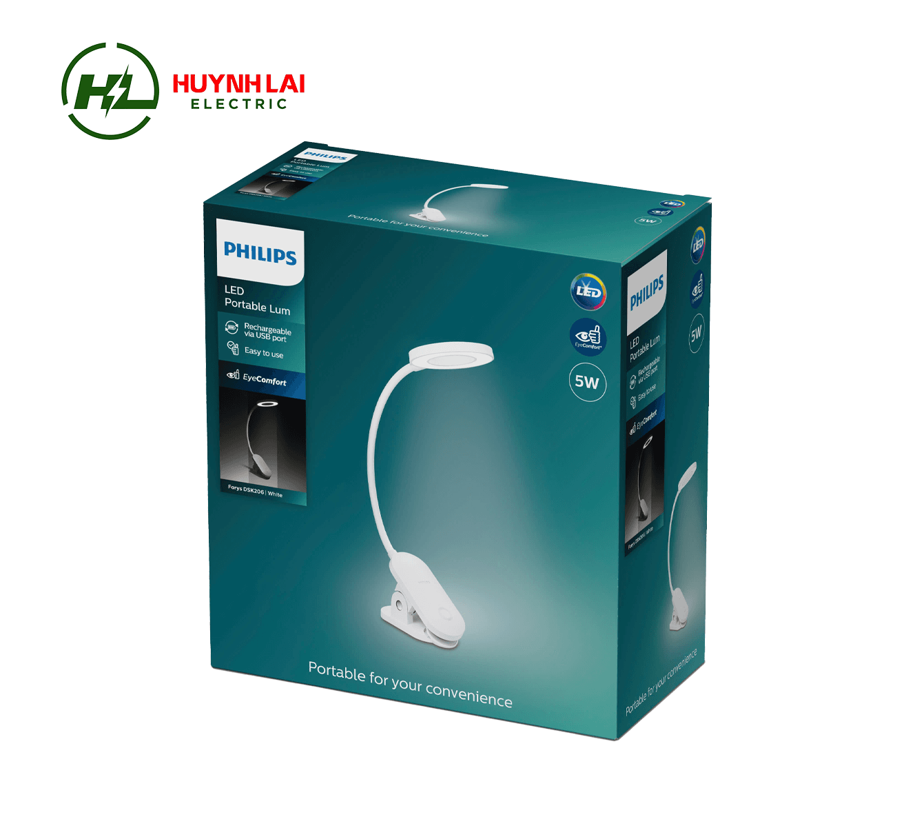 Đèn bàn kẹp Forys