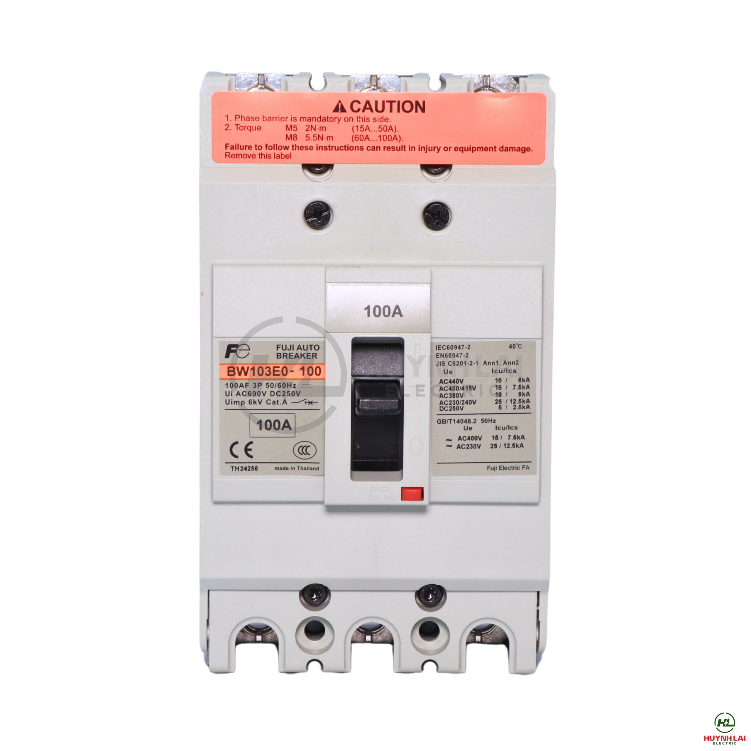 MCCB FUJI BW103E0 3P 100A