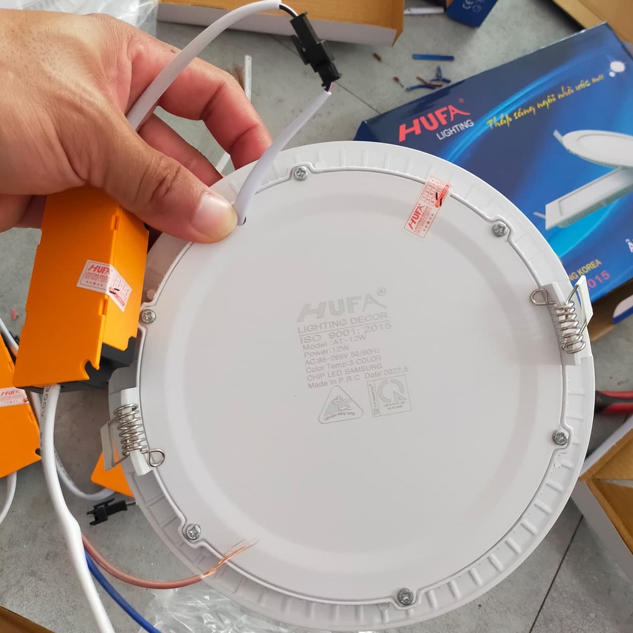 LED Âm Trần Siêu Mỏng 1 Chế Độ Sáng HUFA - ảnh phụ 3