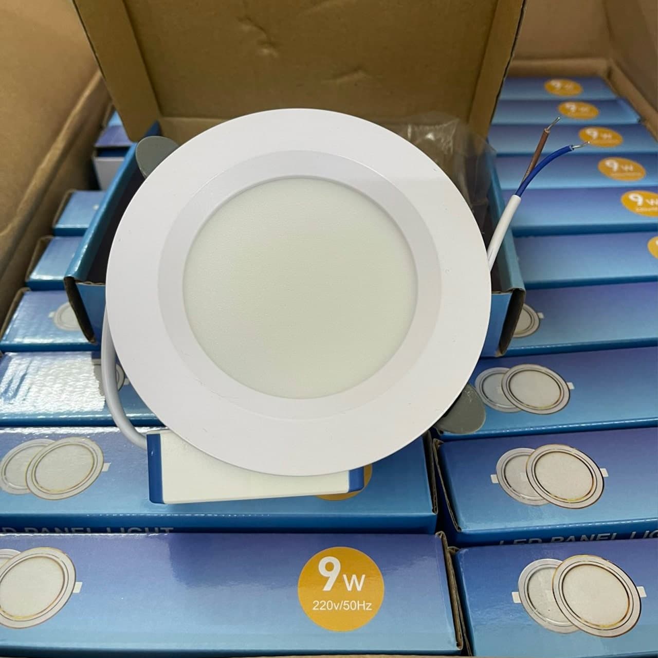 LED Âm Trần 9W Viền Trắng