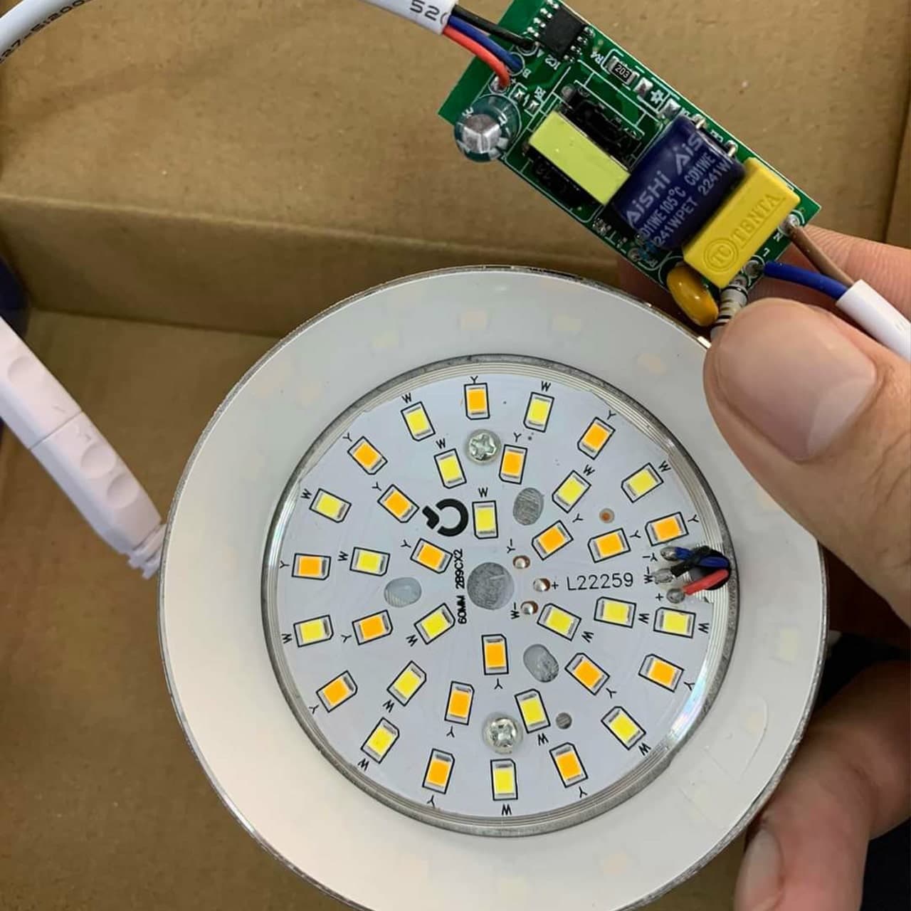 LED Âm Trần 9W Viền Trắng - ảnh phụ 6