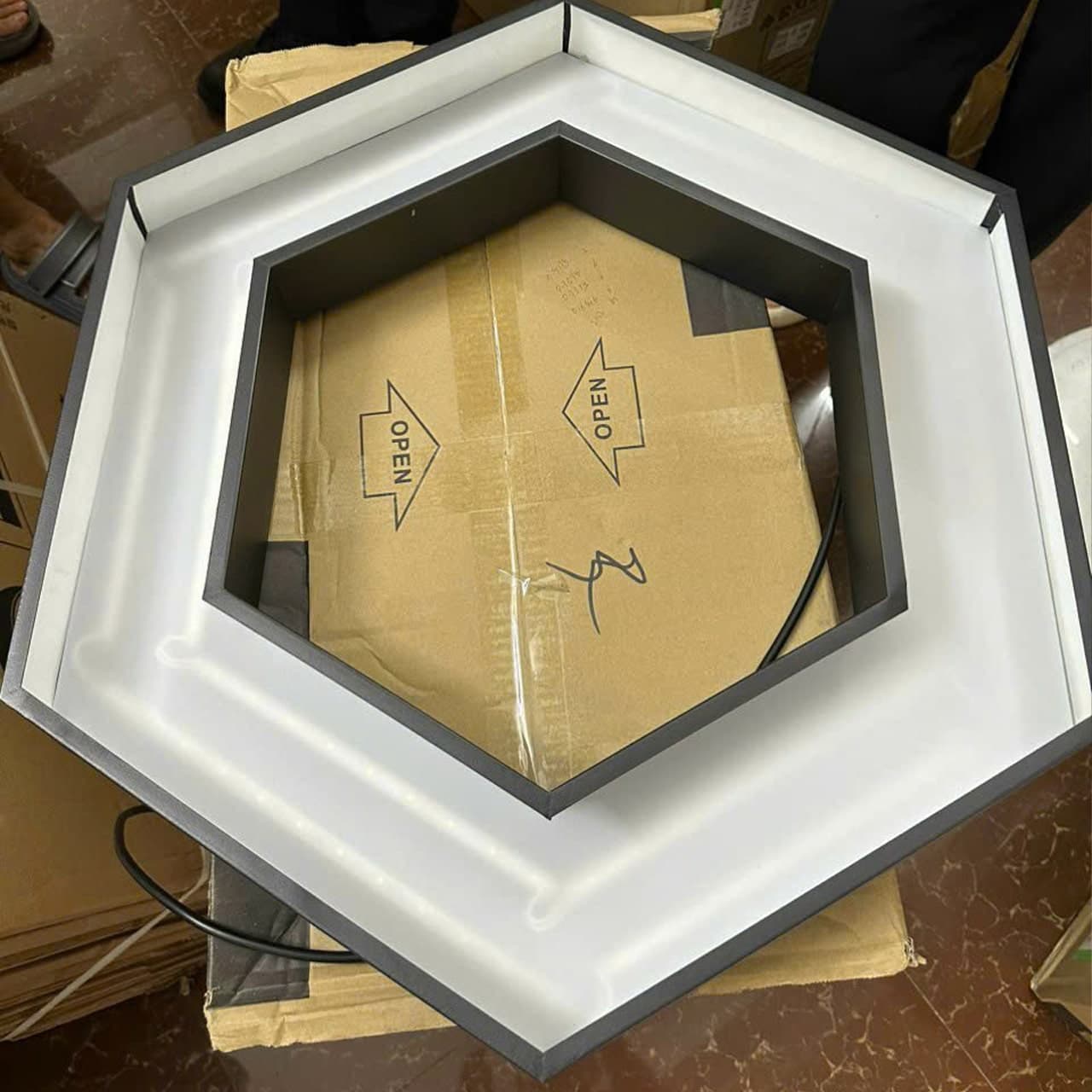 Đèn Thả Văn Phòng Lục Giác Khuyết Ø600 - ảnh phụ 4