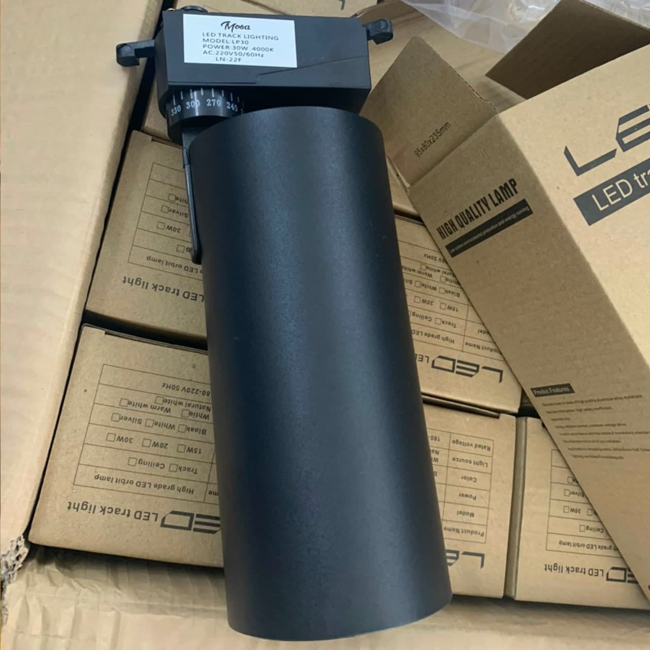 Đèn Rọi Thanh Ray Ống Bơ 30w - ảnh phụ 3