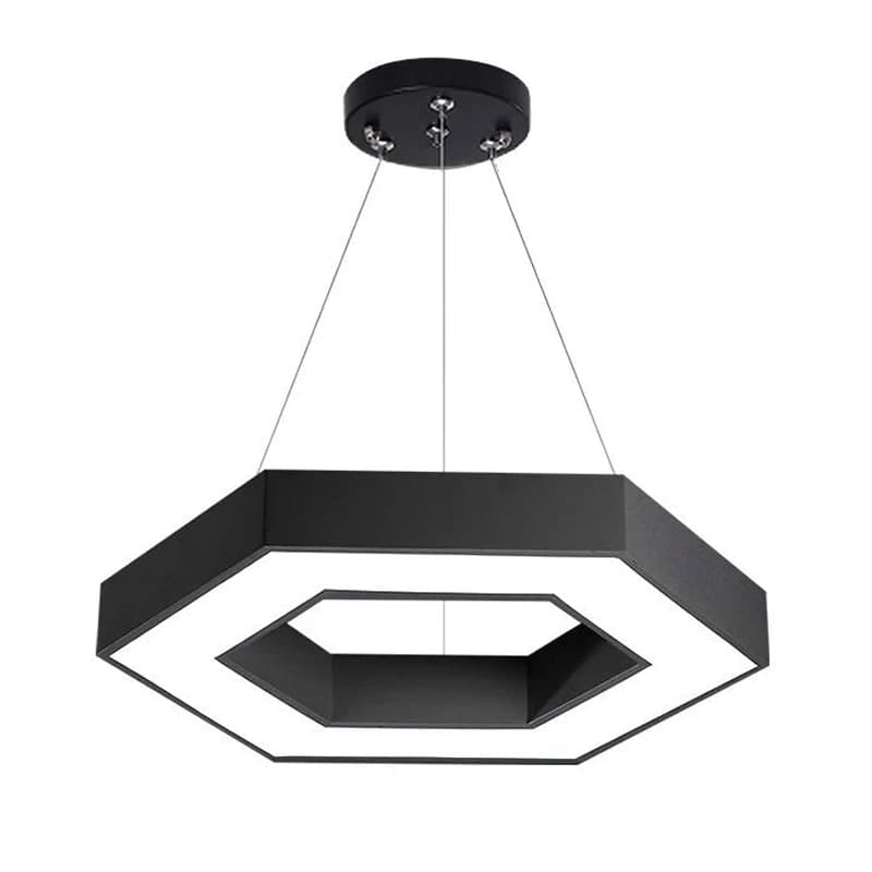 Đèn Thả Văn Phòng Lục Giác Khuyết Ø600