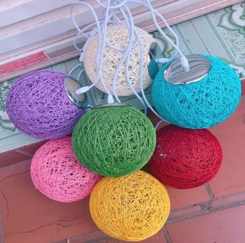 Chao Thả Trần Hình Quả Cầu Mây D200