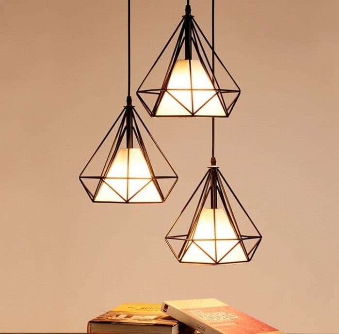 Đèn Thả Trần Hình Kim Cương N1