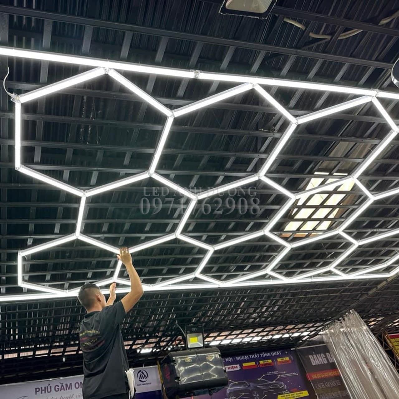 Đèn LED Tổ Ong 672w 4845mm x 2435mm - ảnh phụ 14