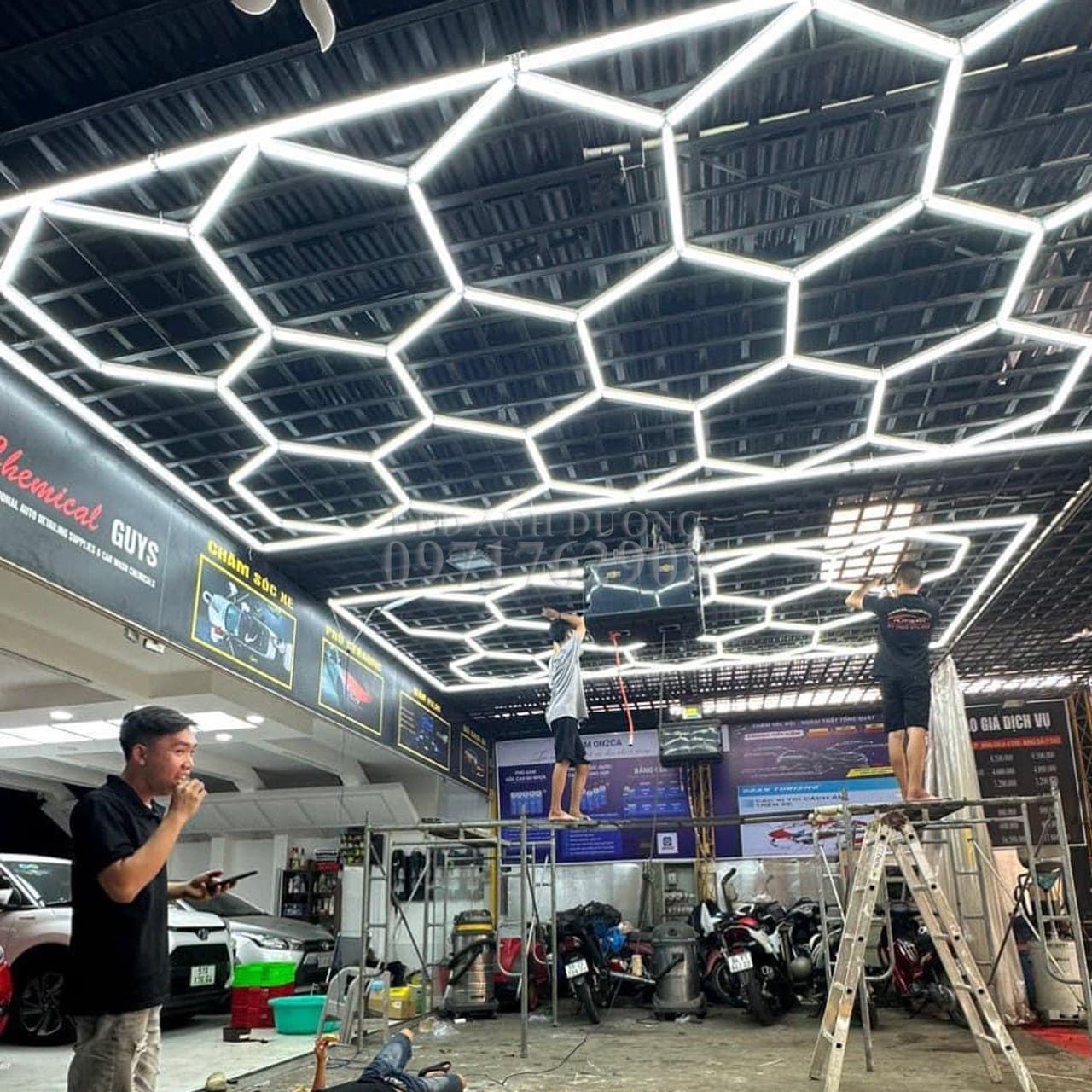 Đèn LED Tổ Ong 672w 4845mm x 2435mm - ảnh phụ 13