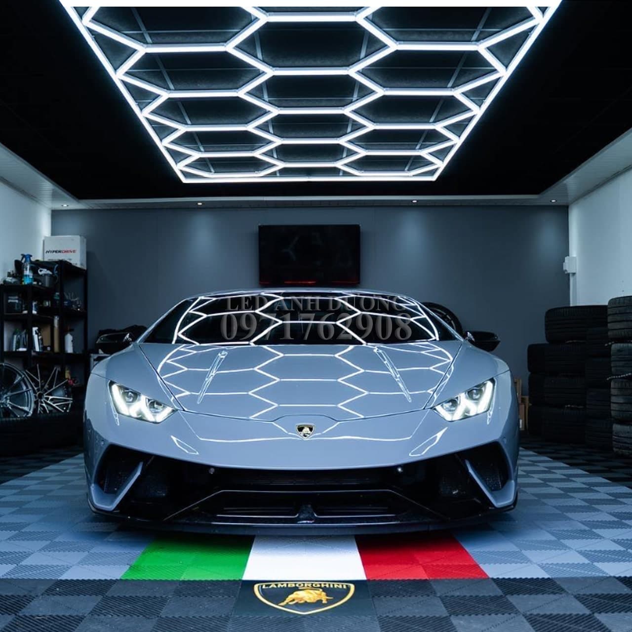 Đèn LED Tổ Ong 672w 4845mm x 2435mm - ảnh phụ 2