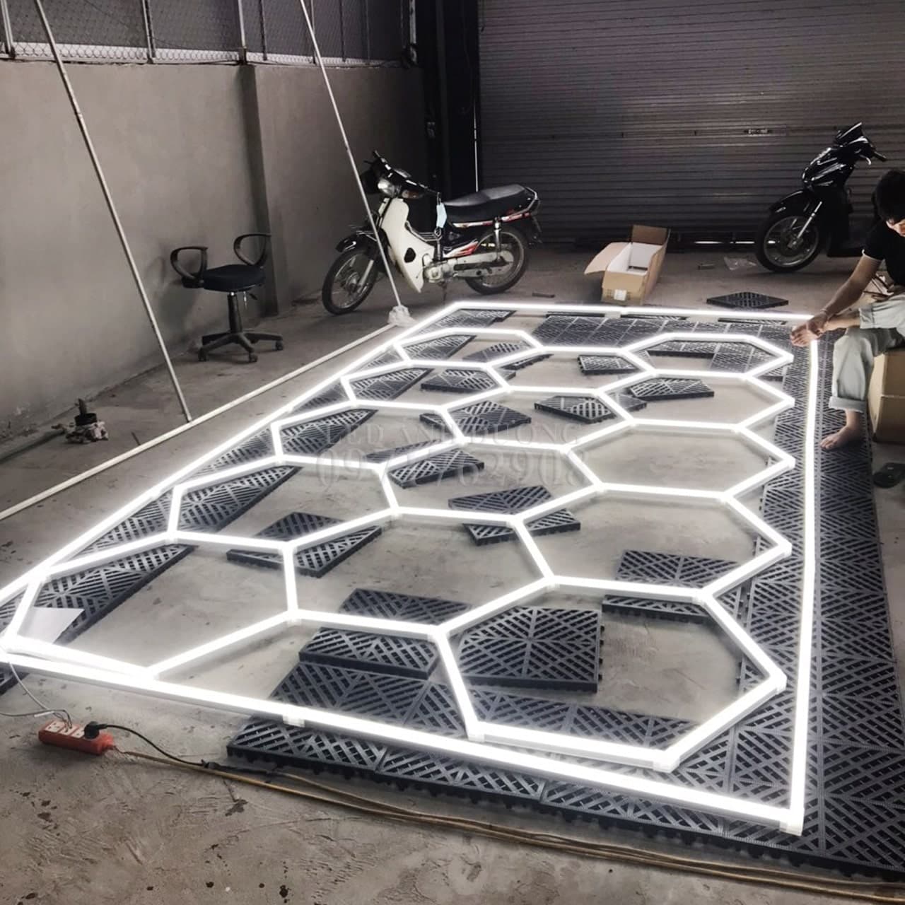 Đèn LED Tổ Ong 672w 4845mm x 2435mm - ảnh phụ 17