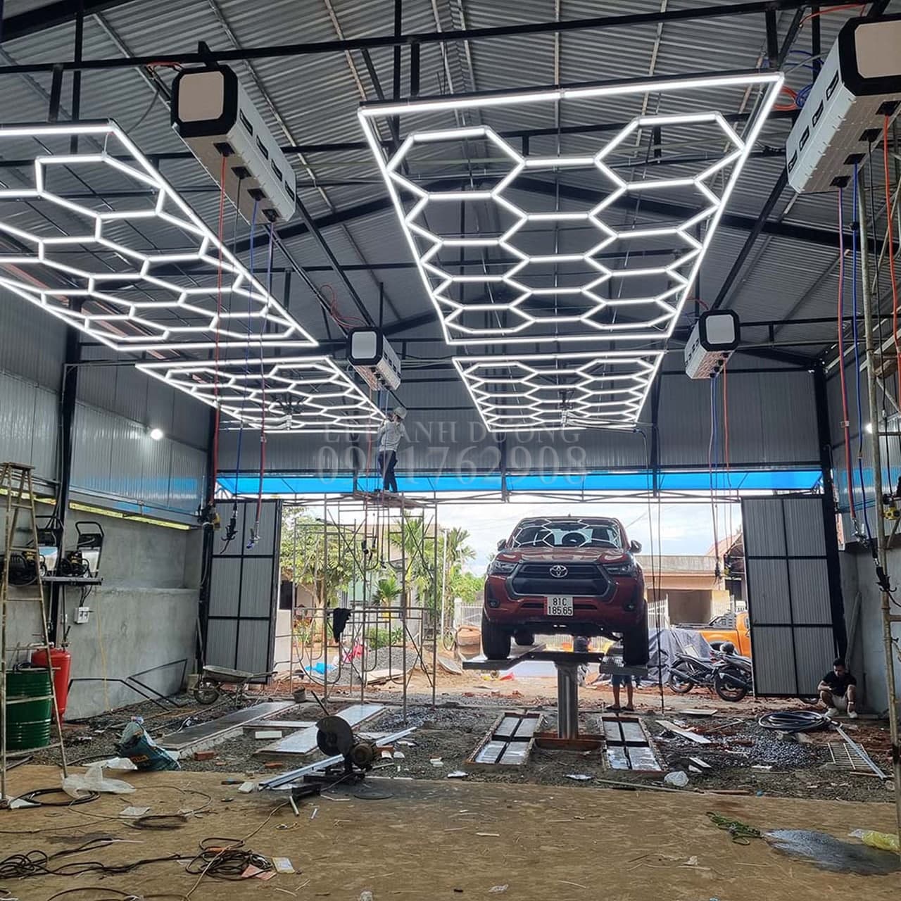 Đèn LED Tổ Ong 672w 4845mm x 2435mm - ảnh phụ 16