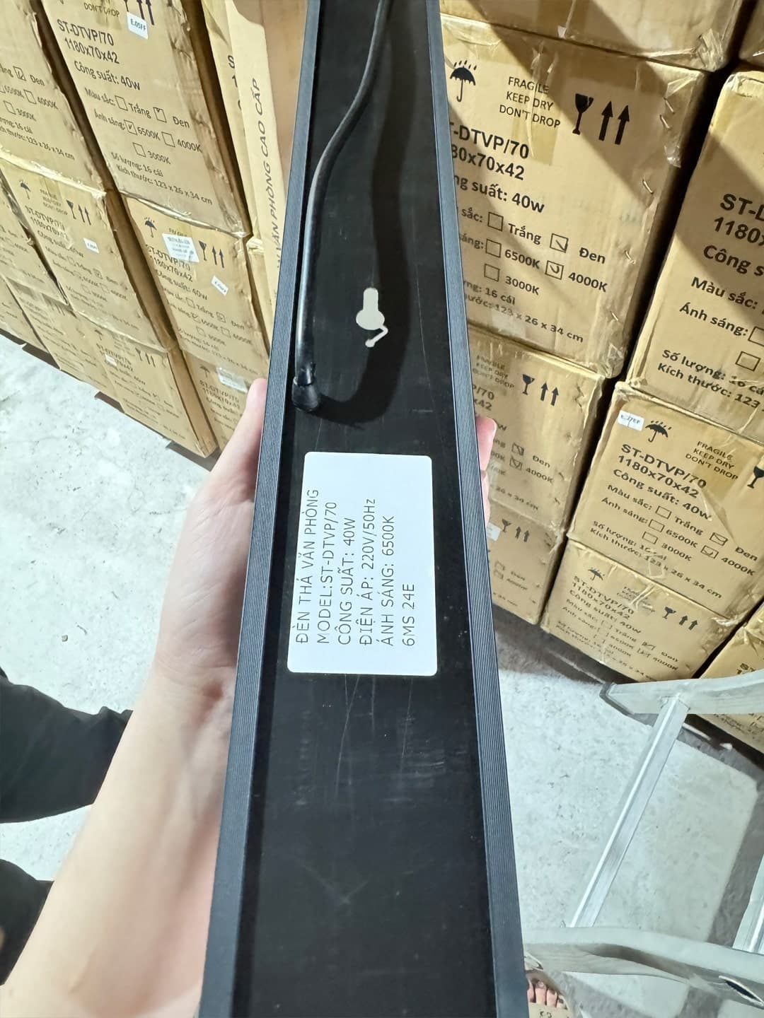 Đèn Thả Văn Phòng 1200x70x40 40W - ảnh phụ 6