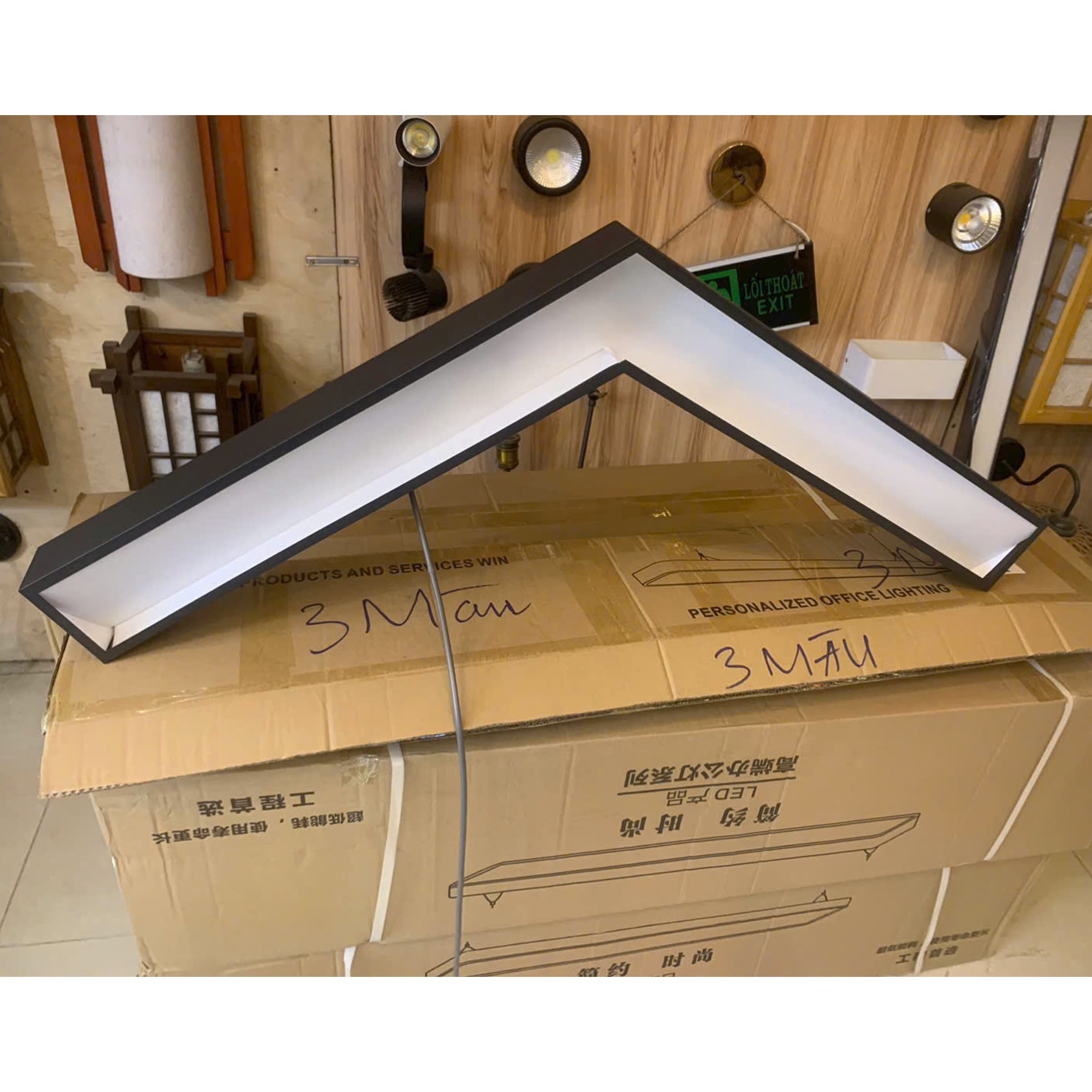 Đèn Thả Văn Phòng 1200x300x40 72W - ảnh phụ 9