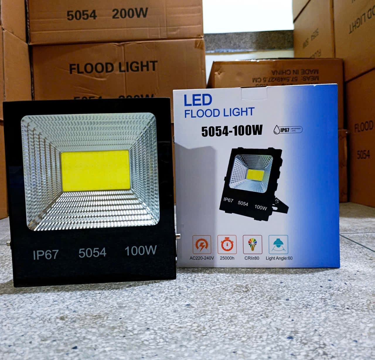 Đèn Pha Điện COB 5054 – 100W L2