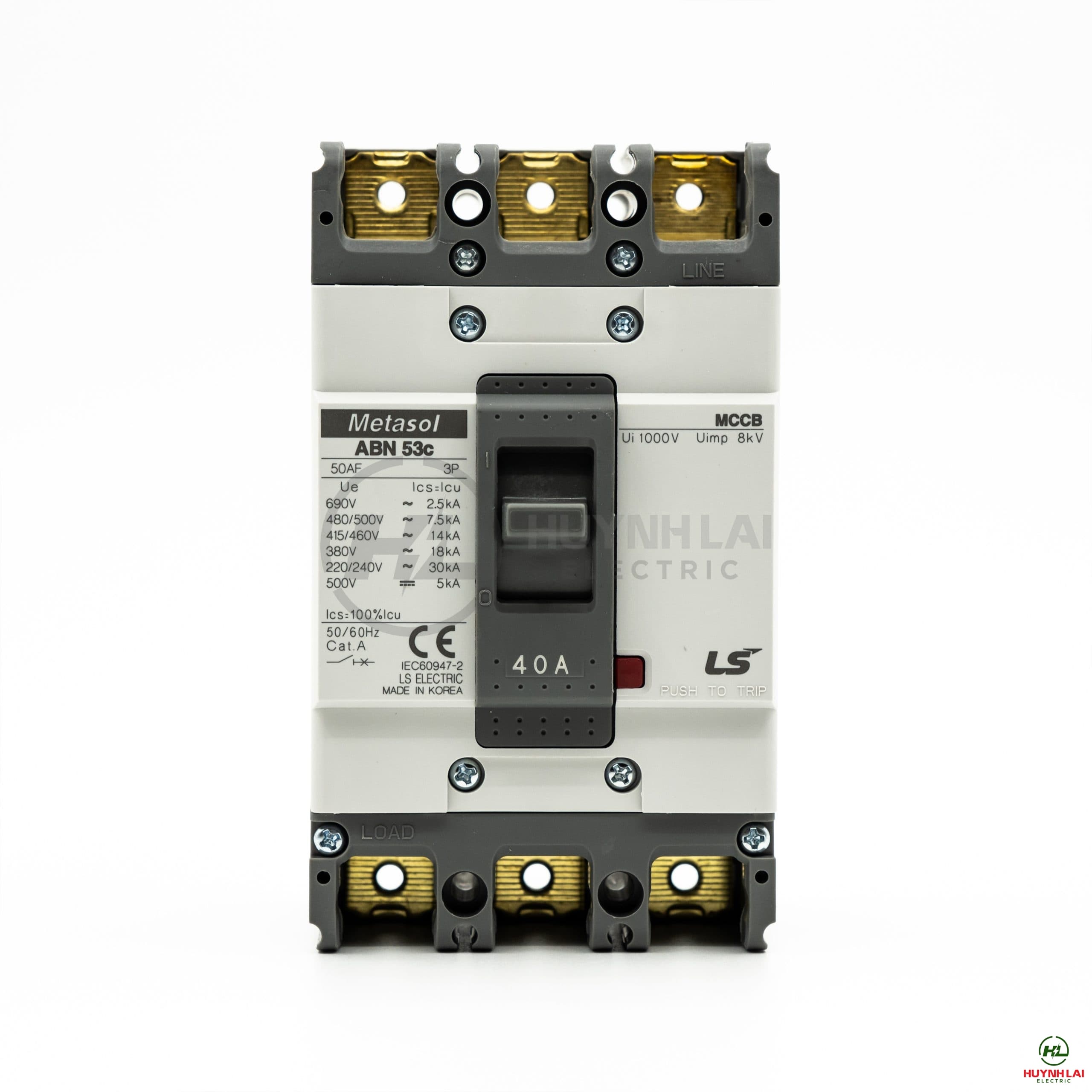 MCCB 3P 40A ABN53c LS