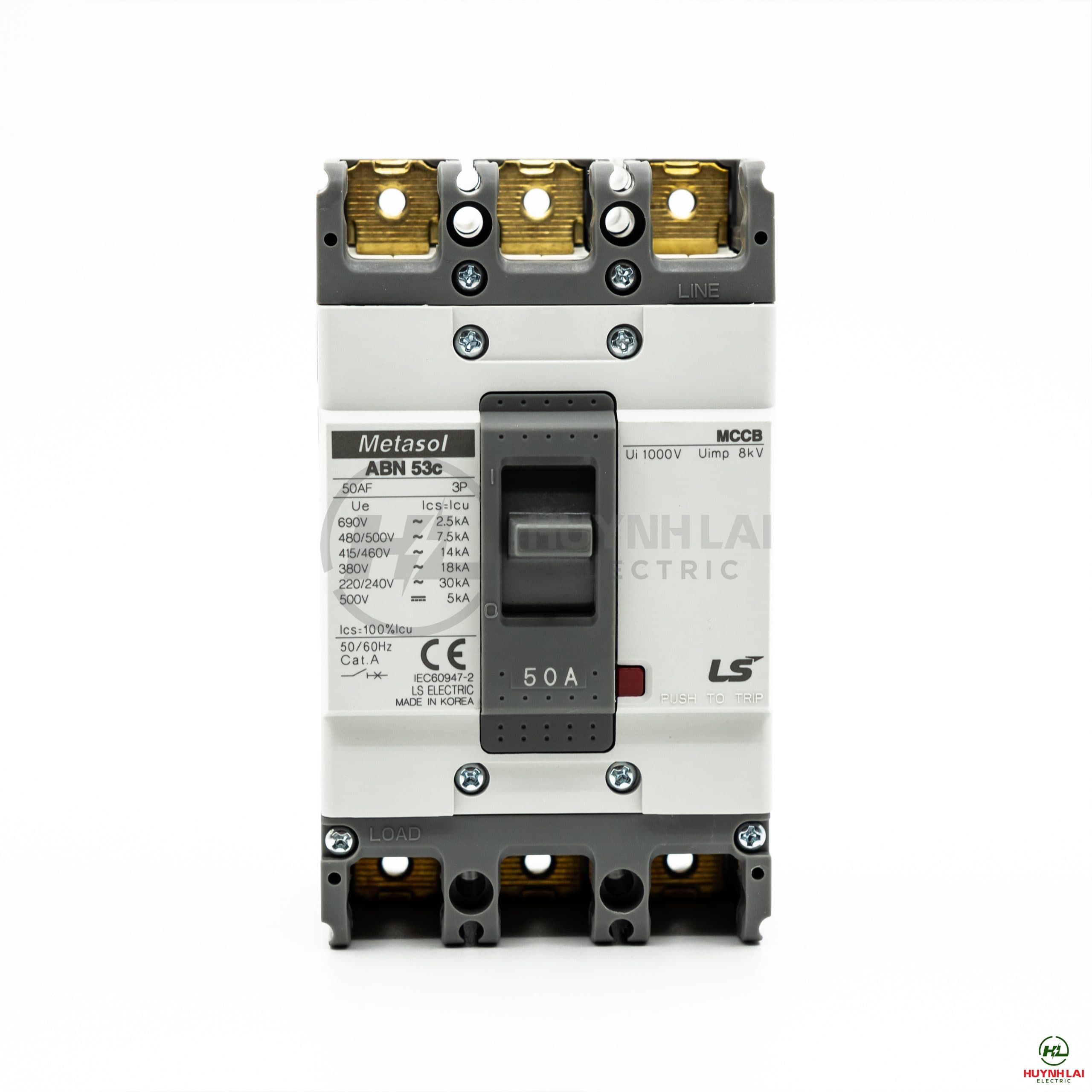 MCCB 3P 50A ABN53c LS