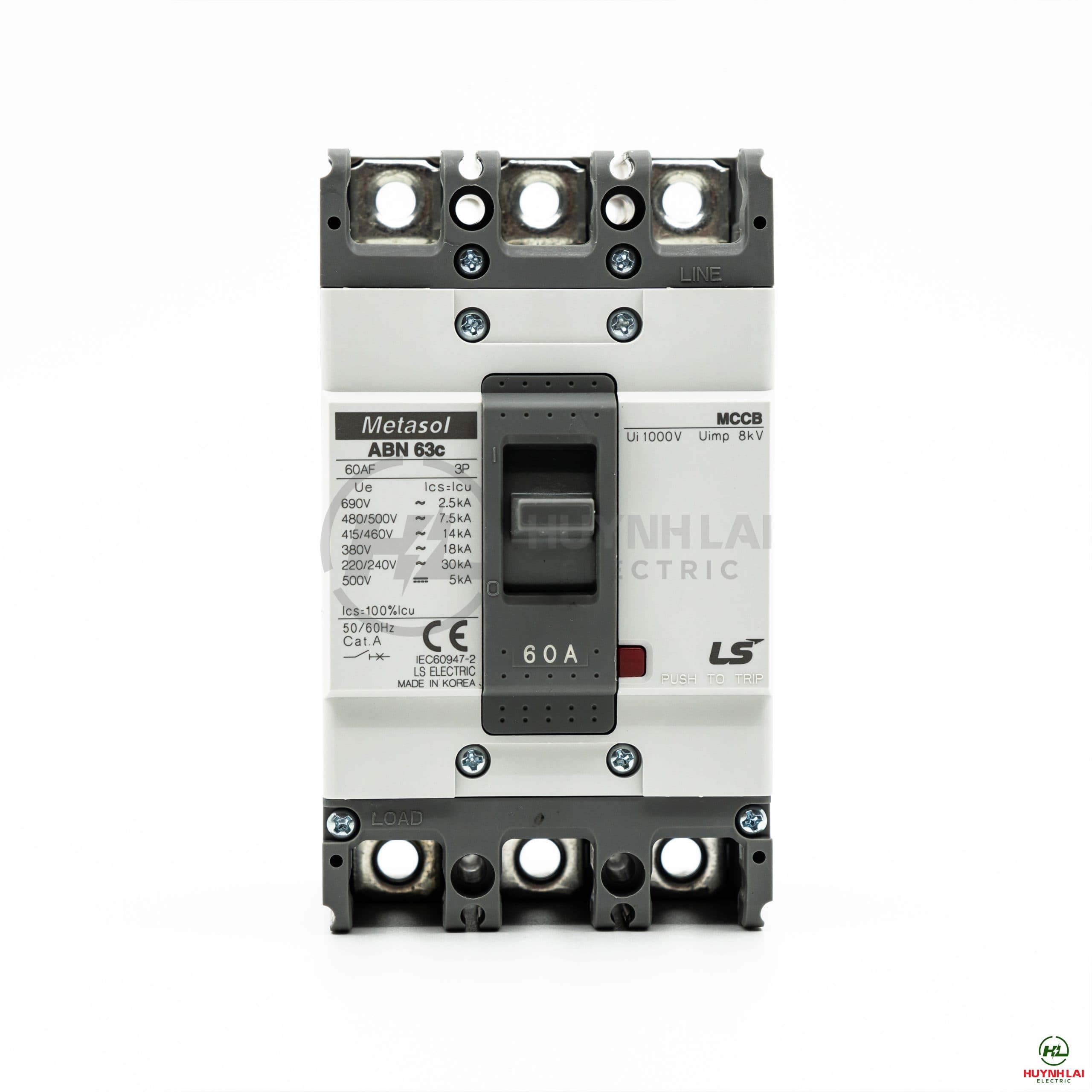 MCCB 3P 60A ABN63c LS
