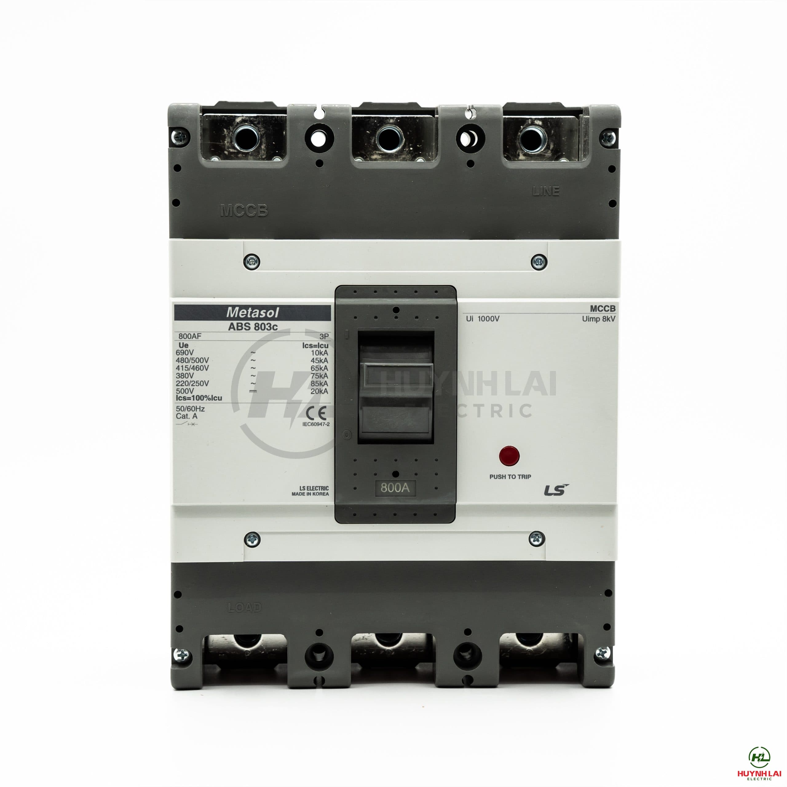 MCCB 3P 800A ABS803c LS