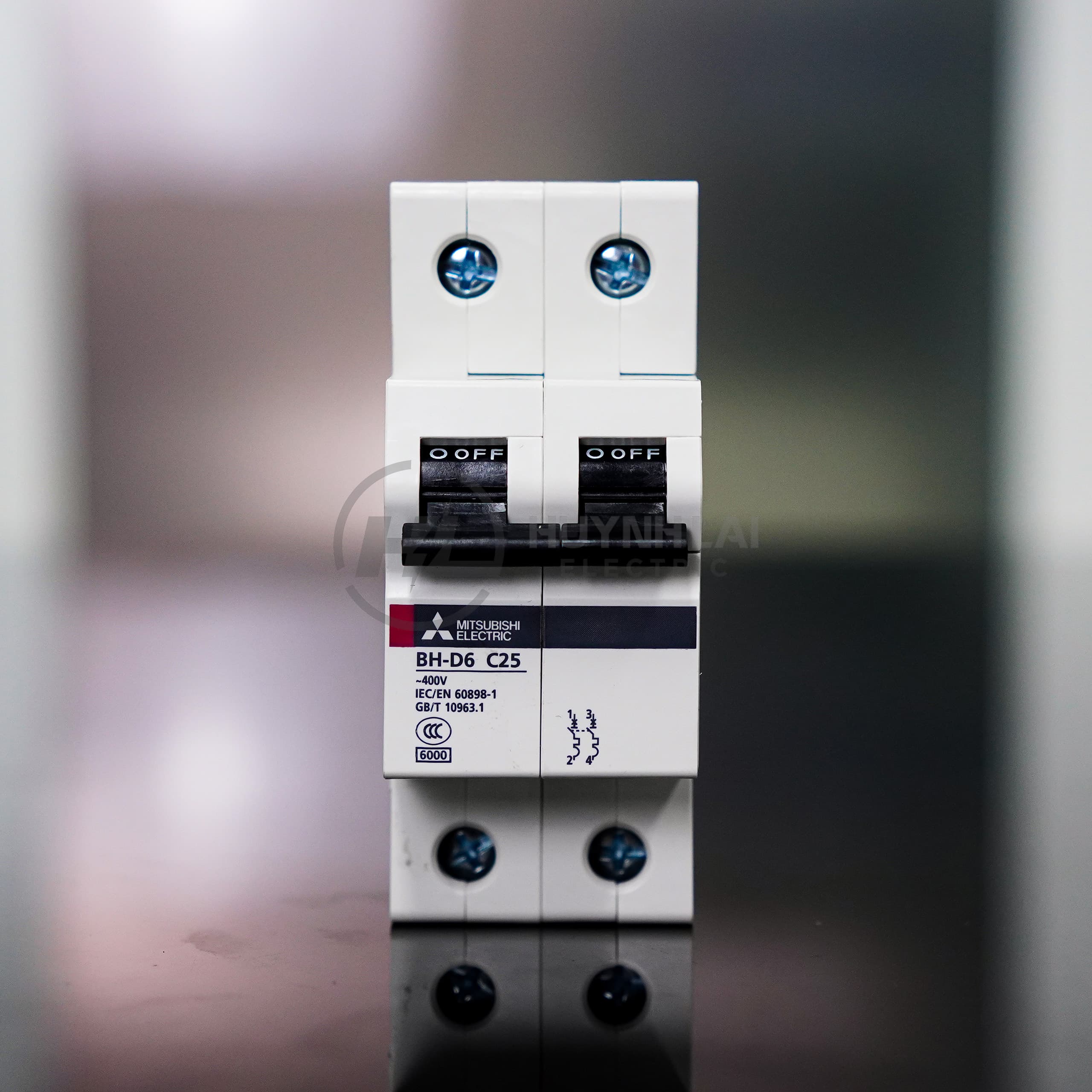 MCB CB Tép BH-D6 2P MITSUBISHI