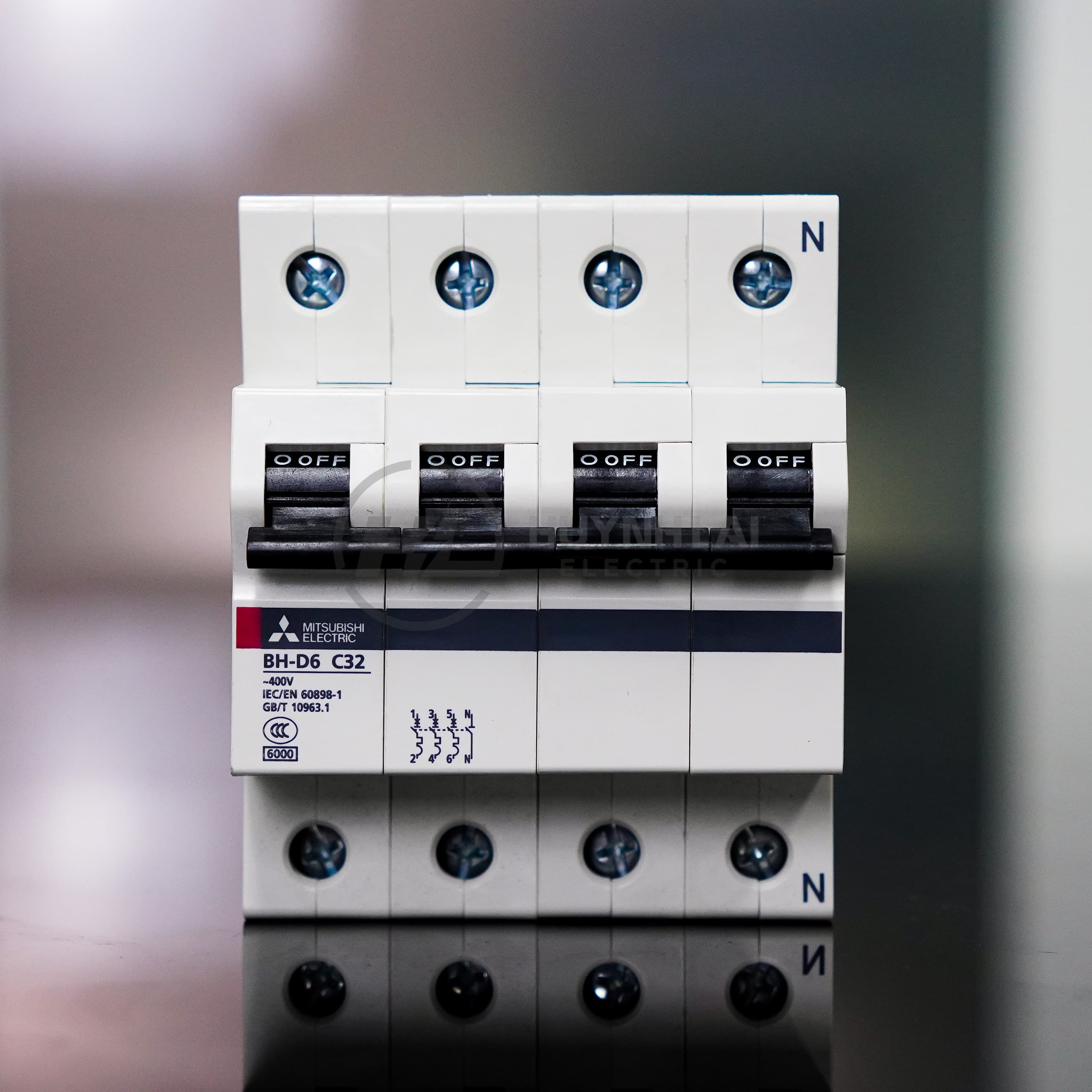 MCB CB Tép BH-D6 4P MITSUBISHI