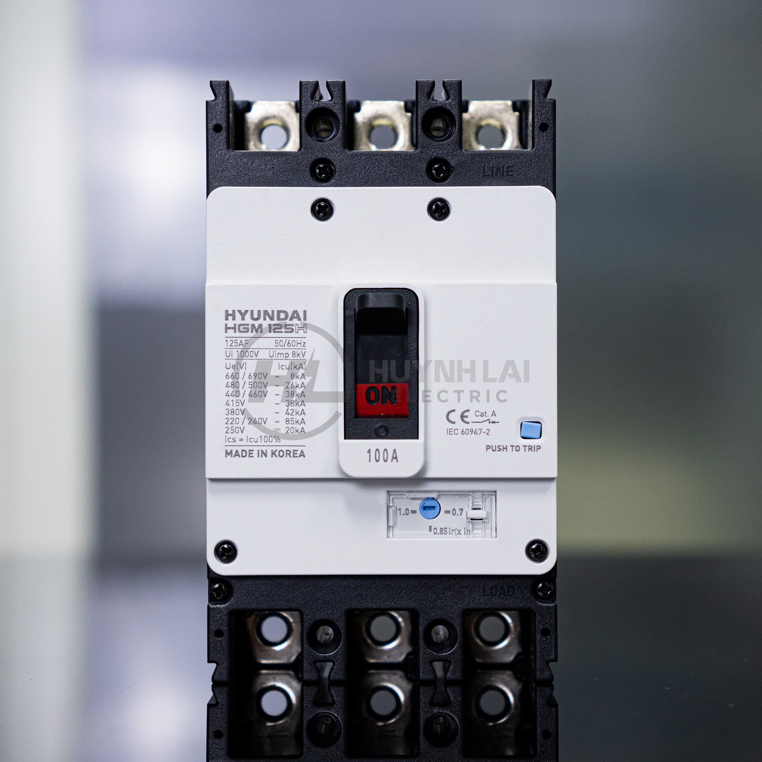 MCCB CB Khối HYUNDAI HGM125H 3P