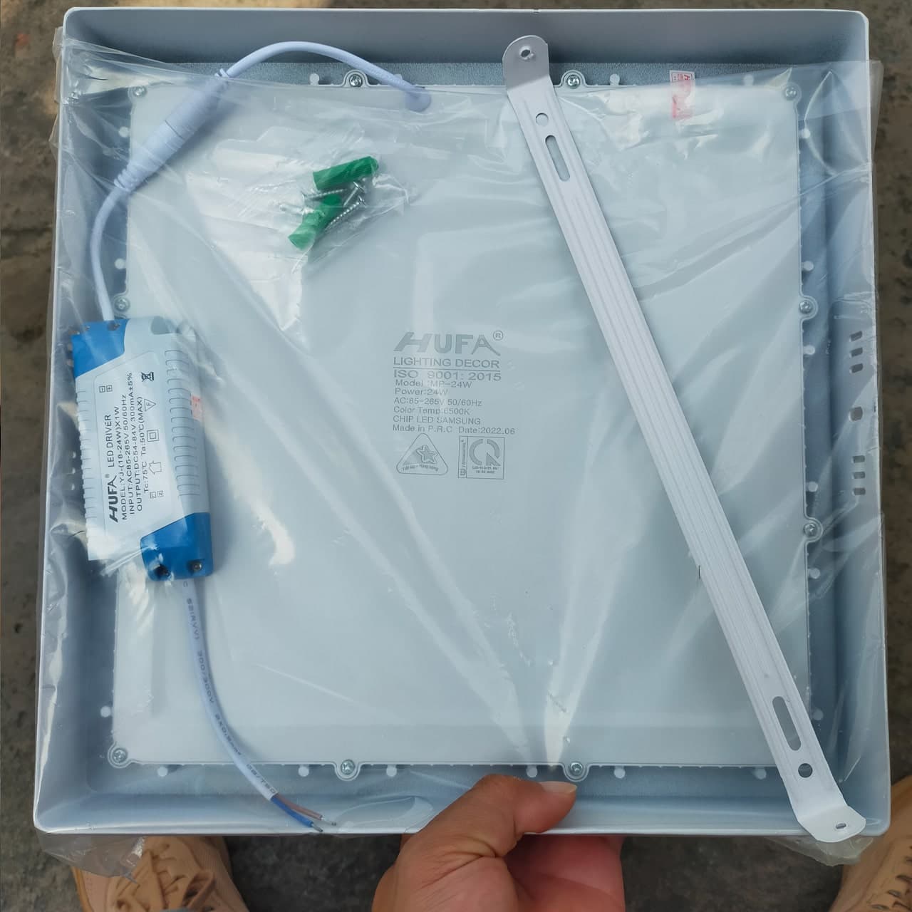 Đèn LED Ốp Trần Vuông 12W - ảnh phụ 6