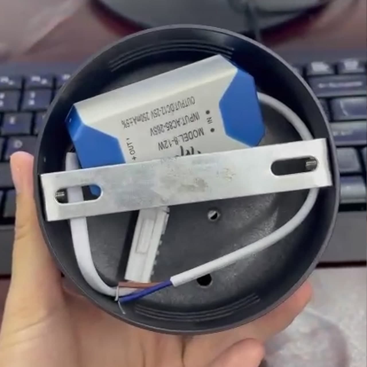 Đèn Lon Ốp Trần 12W 3 Chế Độ 100×90 - ảnh phụ 3