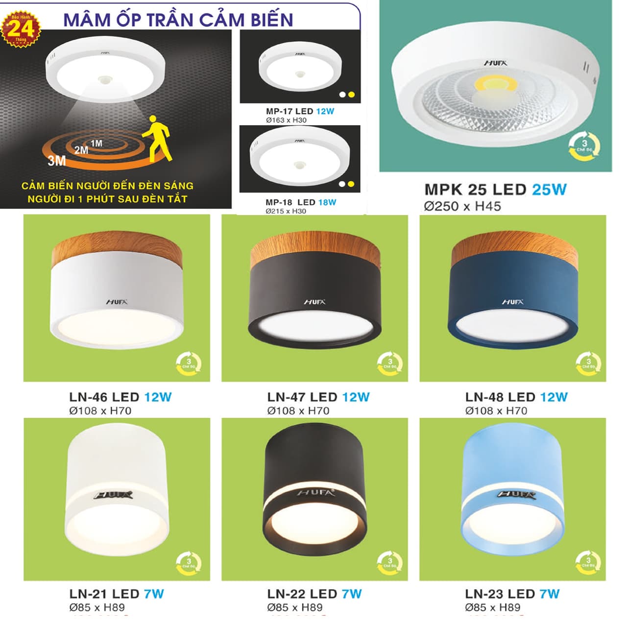 Đèn Lon Ốp Trần 10W Sáng 4000k - ảnh phụ 7