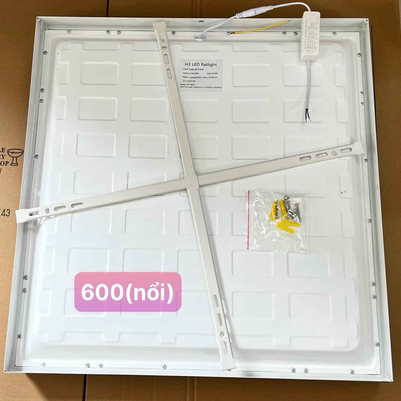 LED Panel 600×600 80W KM - ảnh phụ 5