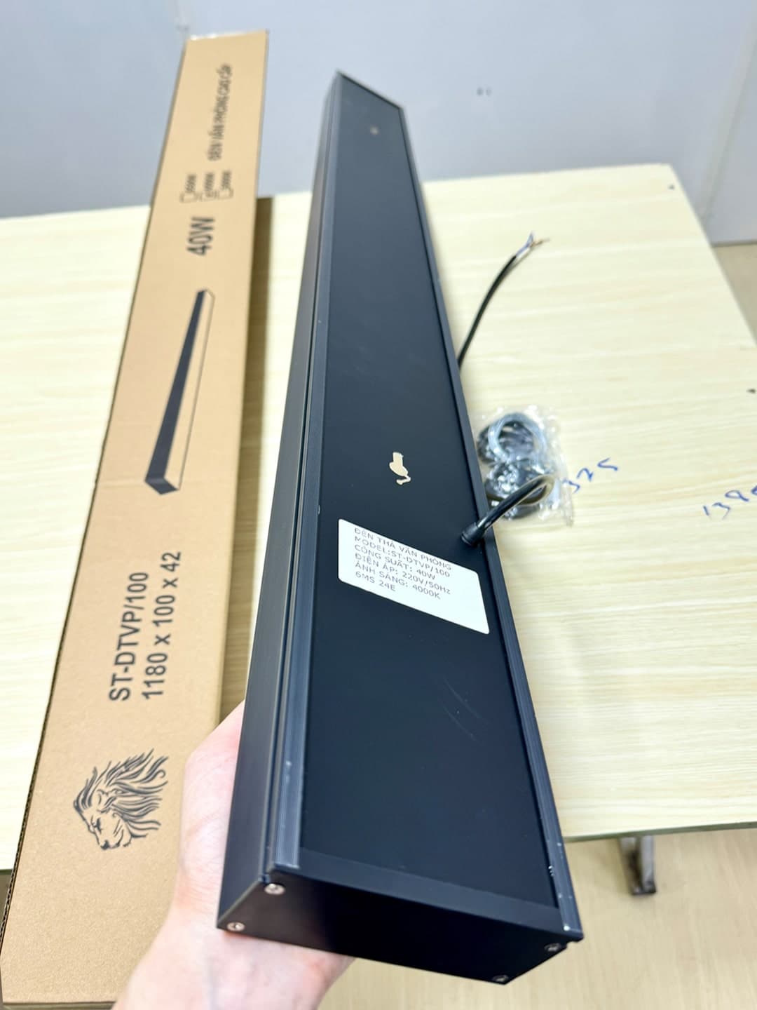 Đèn Thả Văn Phòng 1200x100x40 40W - ảnh phụ 3