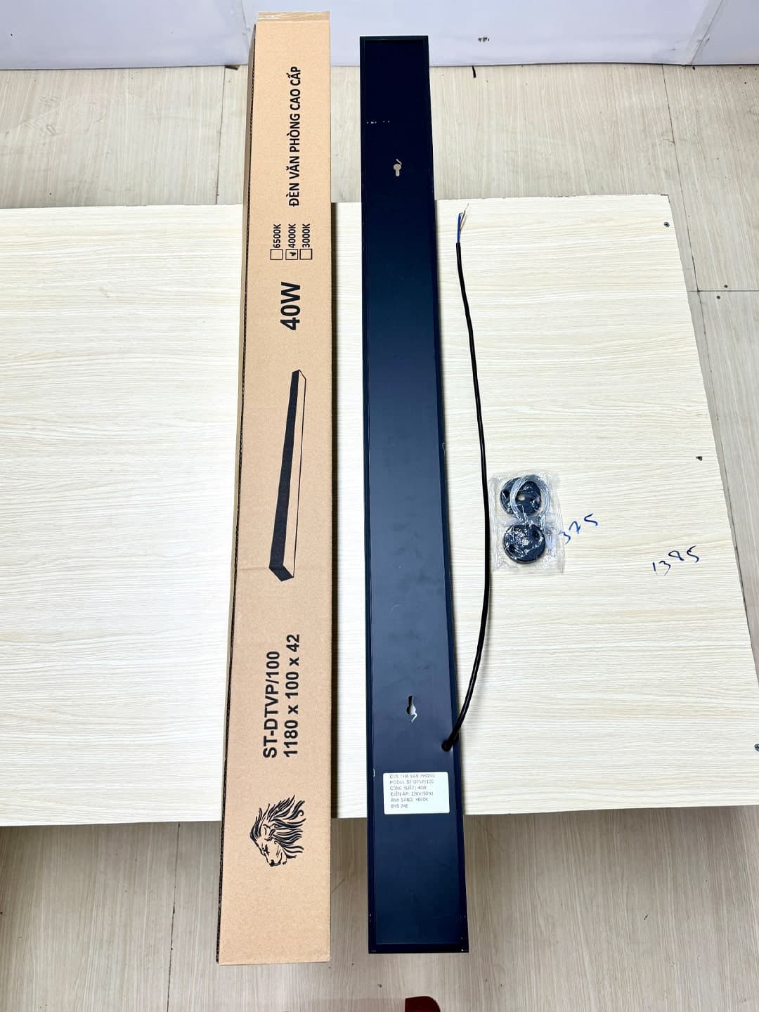 Đèn Thả Văn Phòng 1200x100x40 40W - ảnh phụ 6