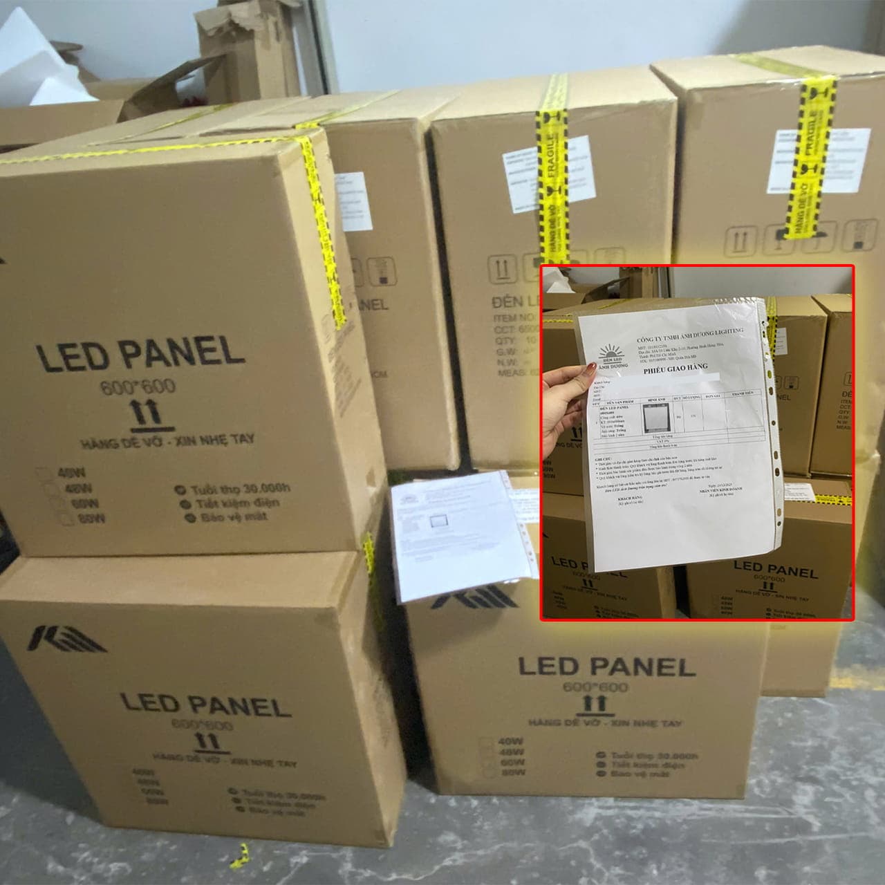 LED Panel 600×600 80W KM - ảnh phụ 4