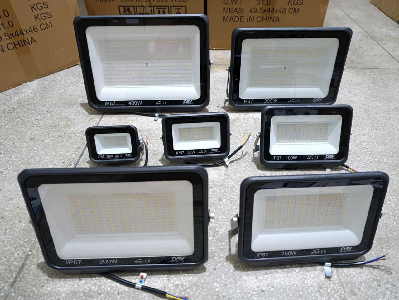 Đèn Pha Điện 400W DSY-TG128 - ảnh phụ 2